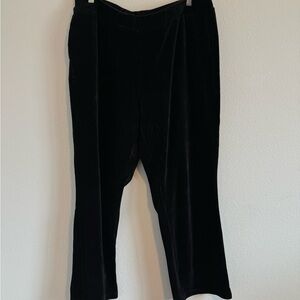 Lauren Ralph Lauren Women’s‎ Black Velvet Sweatpants Size 2X